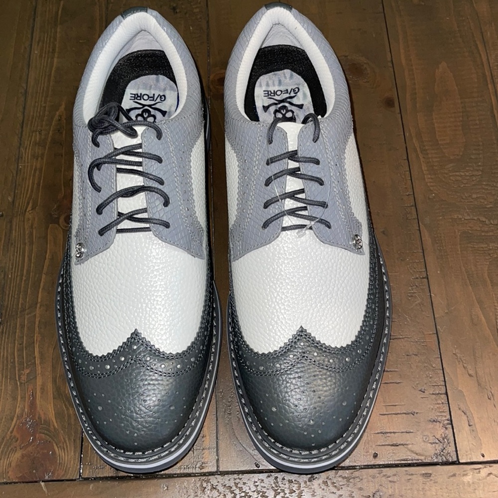 G/FORE MENS GOLF SHOES SIZE 10 (New) no box Charcoal/Gray/Cream